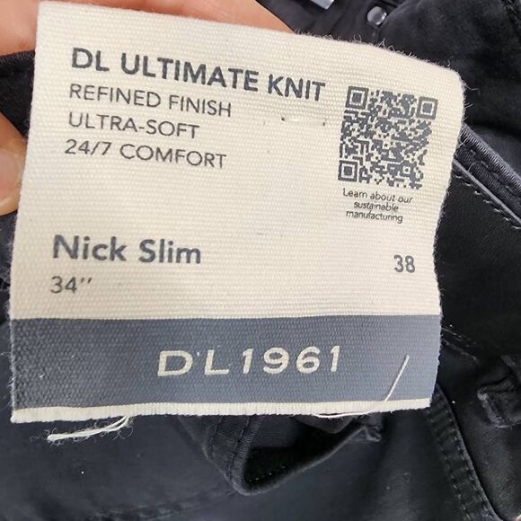 DL1961 Ultimate Knit Nick Slim Cavern Ultra Soft Men's 38 x 34 Jeans - Picture 8 of 15